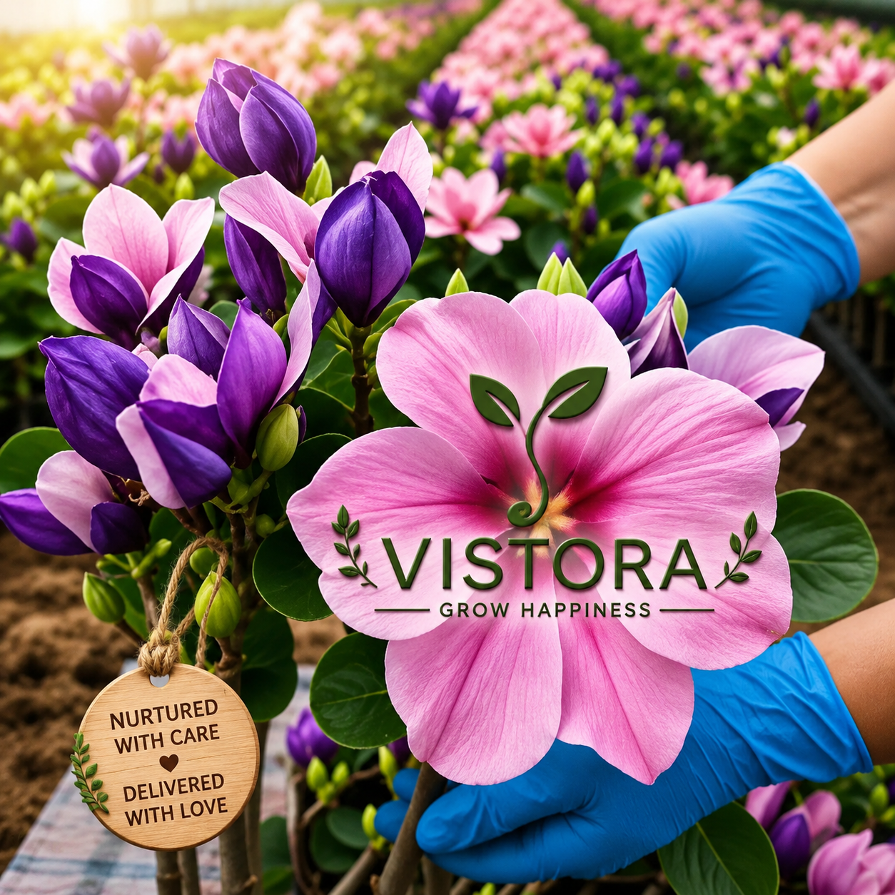Magnolia liliiflora (Purple Orchids) Bulbs 🌸 Flowers Hide the Leaves, Fragrance Fills the Air🌸Buy 4 Get 4 Free Bulbs🌸