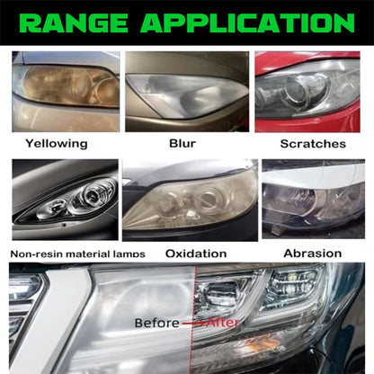 💡 Car Headlight Cleaning & Restoration Agent – Scratch Remover, UV Protection & Anti-Yellowing 🚗 BUY 1 GET 1 FREE 🚗