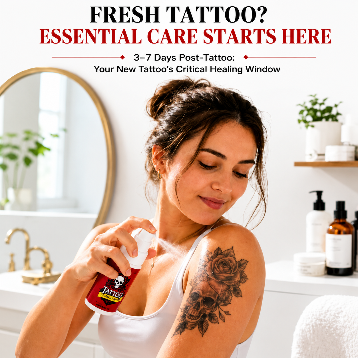 💥 50K+ sold!💉 Tattoo aftercare spray – ultra-fine mist, hydrates, revives ink vibrancy. 50% OFF! 🎨✨🔥Buy 1 Get 1 Free🔥