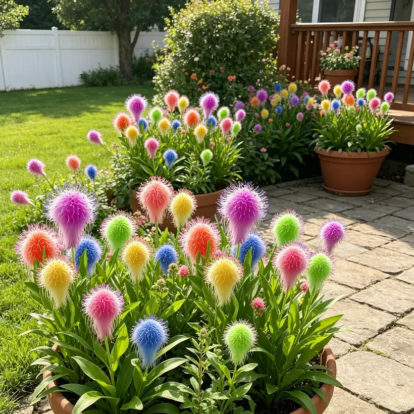 Multi-Color Fluffy Pom Pom Sunflower Seeds☀️Bring magic and beauty to your garden!☀️Buy 1 Get 1 Free☀️