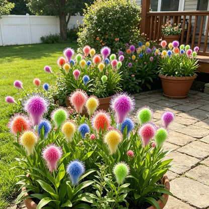 Multi-Color Fluffy Pom Pom Sunflower Seeds☀️Bring magic and beauty to your garden!☀️Buy 1 Get 1 Free☀️