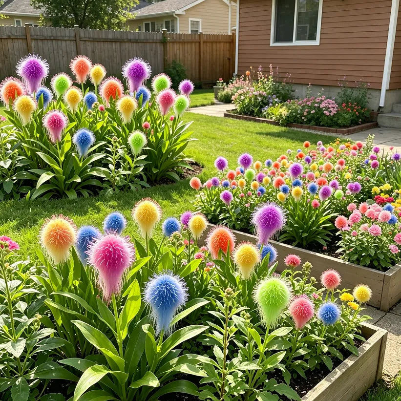 Multi-Color Fluffy Pom Pom Sunflower Seeds☀️Bring magic and beauty to your garden!☀️Buy 1 Get 1 Free☀️