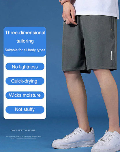 💝LAST DAY BUY 2 GET 1 FREE - Each Only Rs.699!!💝Women's Ice Silk Quick Drying Stretch Shorts