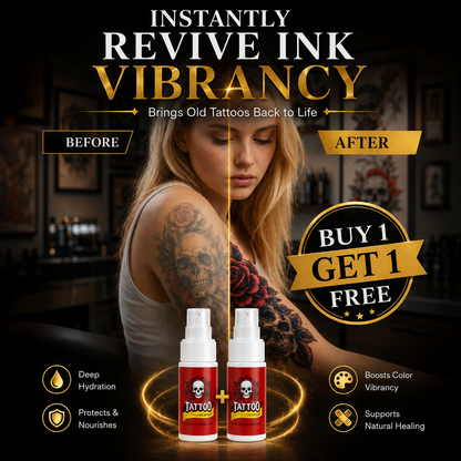 💥 50K+ sold!💉 Tattoo aftercare spray – ultra-fine mist, hydrates, revives ink vibrancy. 50% OFF! 🎨✨🔥Buy 1 Get 1 Free🔥