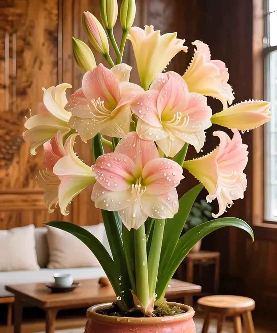 🌺 Amaryllis Bulbs– Dramatic Blooms, Effortless Grace! 🌿✨🔥Buy 1 Get 1 Free🔥