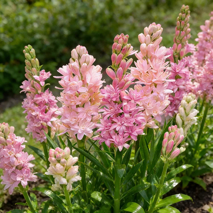 🌺DOUBLE PERFUME TUBEROSE BULBS—MOON GARDEN FLOWER🌺🌹Buy 1 Get 1 Free🌹