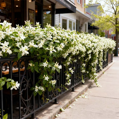 ✨ Midnight Perfume Series Seeds : Pure White Jasmine – Your Soft Night Bloom Scent🌿❄️🌸Buy 1 Get 1 Free🌸