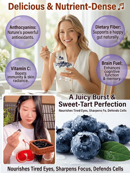 🔥Buy 1 Get 1 Free🔥[Anti-Cancer and Heart Protection] Changbai Mountain Dried Blueberries Seeds – With Plant Growth Supplement Free