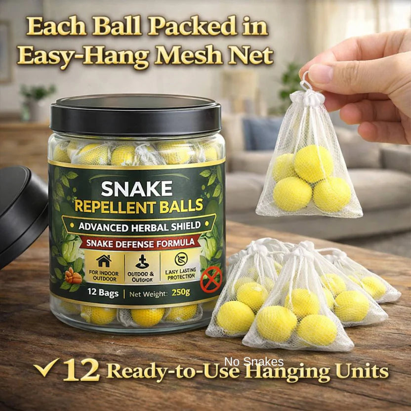 🥰HOT SALE 49% OFF🥰 🐍Snake Repellent Balls🐍 - Advanced Herbal Shield Protection✨Buy 1 Get 1 Free✨
