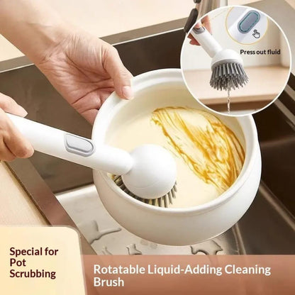 🥳Big Sale 2026🥳💞Over 50K+ pieces sold! ⚡Spin Away Grime Easily – Rotatable Cleaning Brush 🔄|Powerful & Ergonomic for Every Surface✅