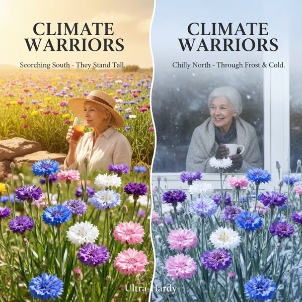 💫🌸BUY 1 GET 1 FREE |🌱 Premium Quality Cornflower Seeds – The “Unstoppable” Wildflower That Grows Everywhere + FREE Plant Growth Supplement