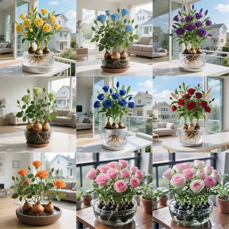 ✨HYDROPONIC ROSE BULBS -ENCHANTING FRAGRANT🌹CAN BE GROWN IN WATER OR SOIL🔥Buy 1 Get 1 Free🔥