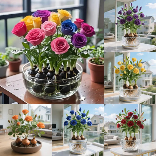 ✨HYDROPONIC ROSE BULBS -ENCHANTING FRAGRANT🌹CAN BE GROWN IN WATER OR SOIL🔥Buy 1 Get 1 Free🔥