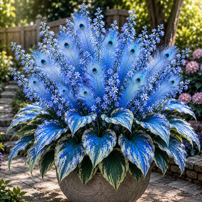 🏠🤗 Peacock Flame Hosta Bulbs💥 Stunning Colors That Brighten Any Space🔥Buy 6 Get 6 Free Bulbs🔥