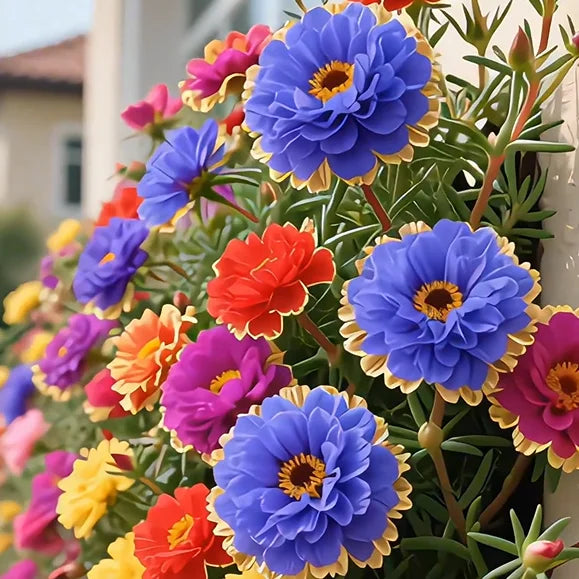 🔥Buy 1 Get 1 Free🔥🌸Golden Lace Portulaca🌸✨ Brilliant Double Blooms for Effortless Summer Color