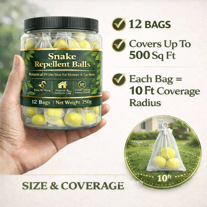 🥰HOT SALE 49% OFF🥰 🐍Snake Repellent Balls🐍 - Advanced Herbal Shield Protection✨Buy 1 Get 1 Free✨