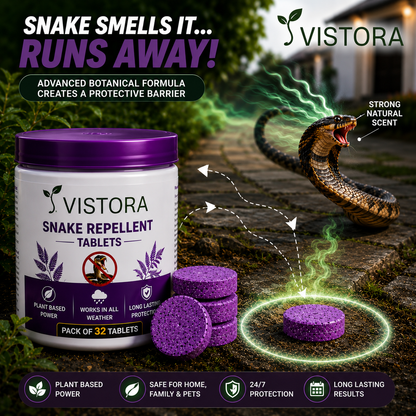 💥Powerful Protection Snake Repellent Tablets for Home, Farm & Garden | Instant Action Formula🔥Buy 1 Get 1 Free🔥