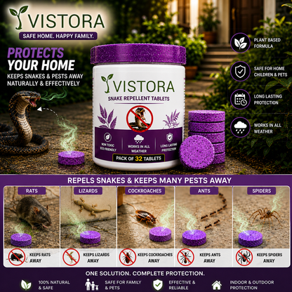 💥Powerful Protection Snake Repellent Tablets for Home, Farm & Garden | Instant Action Formula🔥Buy 1 Get 1 Free🔥