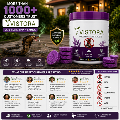 💥Powerful Protection Snake Repellent Tablets for Home, Farm & Garden | Instant Action Formula🔥Buy 1 Get 1 Free🔥