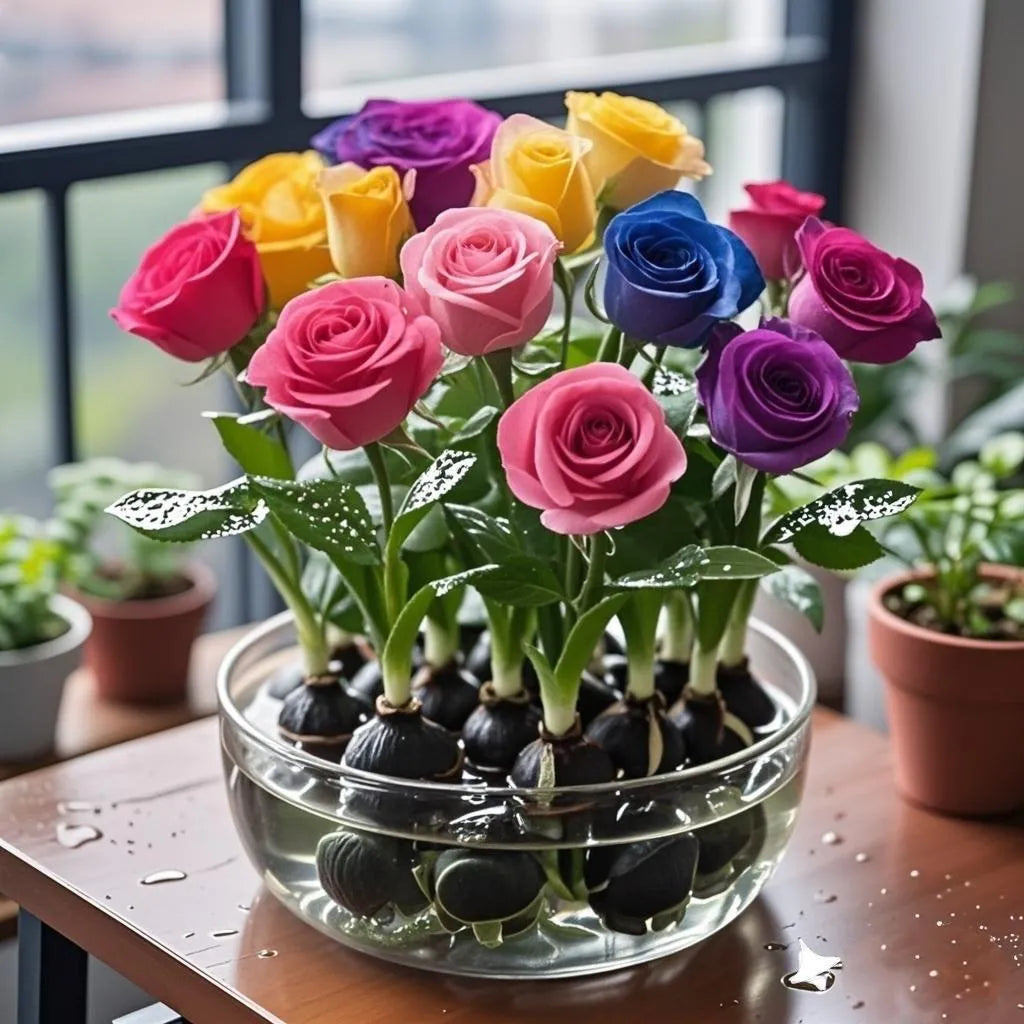 ✨HYDROPONIC ROSE BULBS -ENCHANTING FRAGRANT🌹CAN BE GROWN IN WATER OR SOIL🔥Buy 1 Get 1 Free🔥