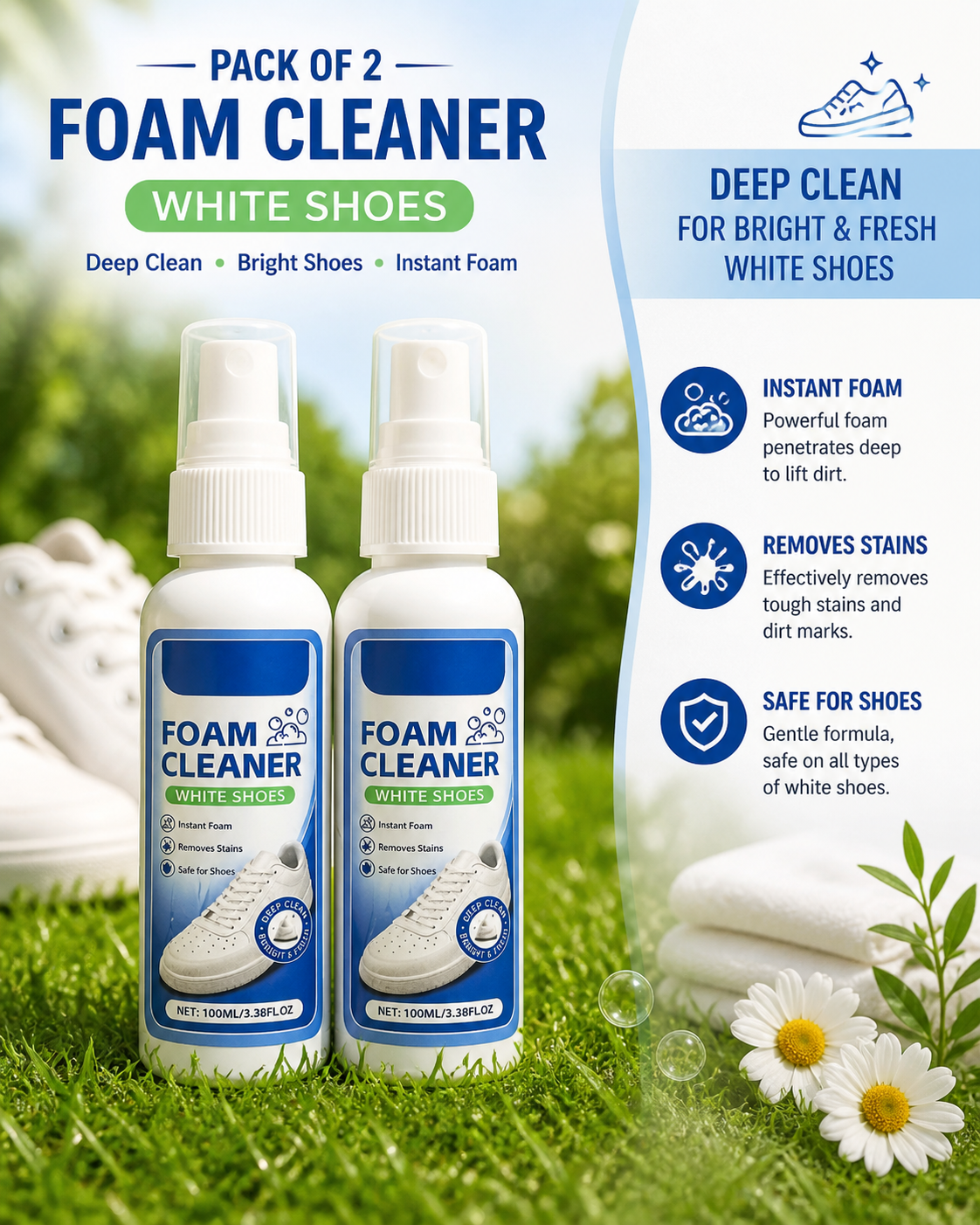 Water-Free Sneaker Cleaner BUY 1 GET 1 FREE