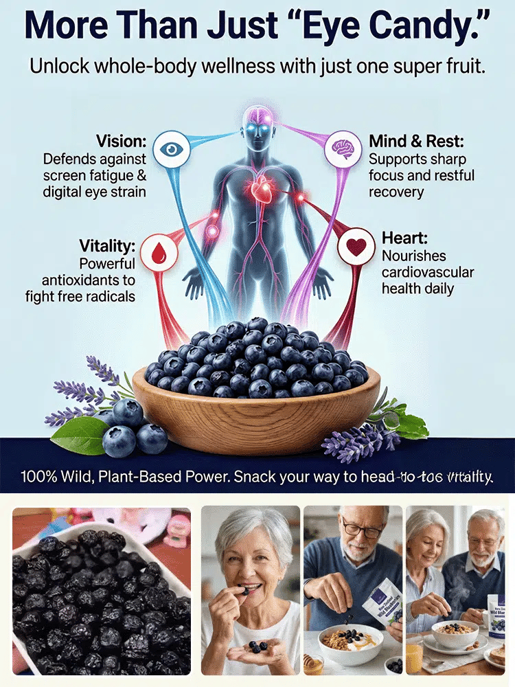 🔥Buy 1 Get 1 Free🔥[Anti-Cancer and Heart Protection] Changbai Mountain Dried Blueberries Seeds – With Plant Growth Supplement Free
