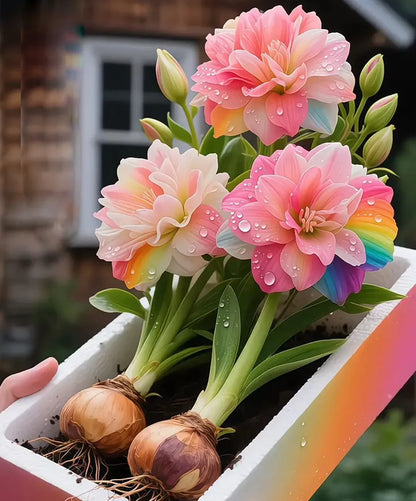 🌺 Amaryllis Bulbs– Dramatic Blooms, Effortless Grace! 🌿✨🔥Buy 1 Get 1 Free🔥