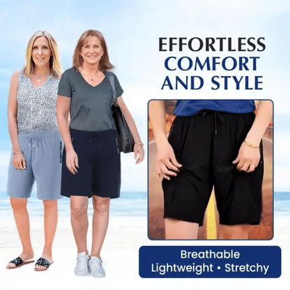 💝LAST DAY BUY 2 GET 1 FREE - Each Only Rs.699!!💝Women's Ice Silk Quick Drying Stretch Shorts