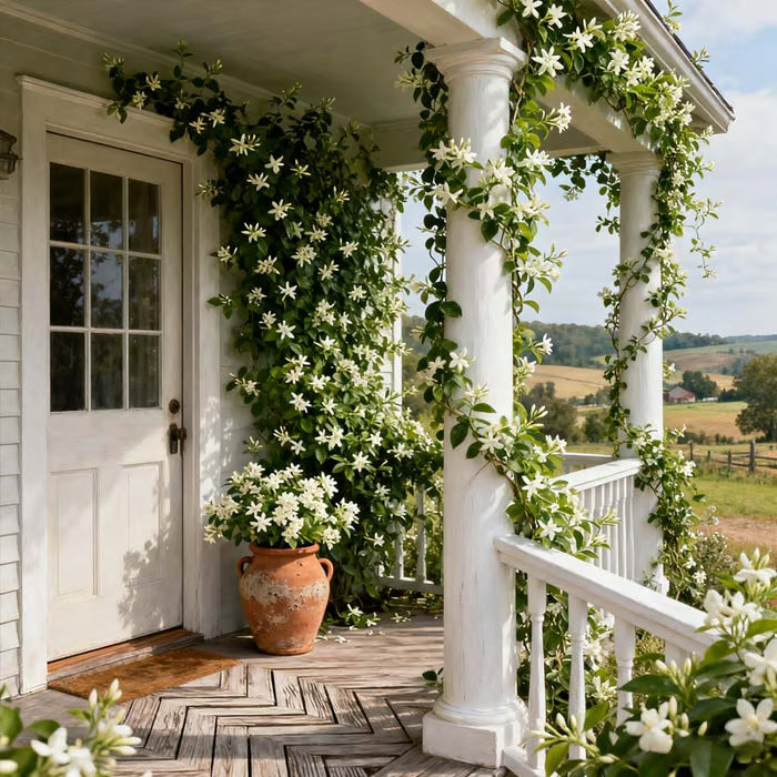 ✨ Midnight Perfume Series Seeds : Pure White Jasmine – Your Soft Night Bloom Scent🌿❄️🌸Buy 1 Get 1 Free🌸