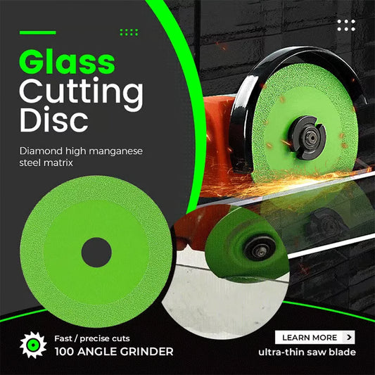 💎 BUY 2 GET 1 FREE -GLASS GRINDING CUTTING DISC! 💎 100mm Diamond Coated, Forged Durability & Multi-Material Use ✨