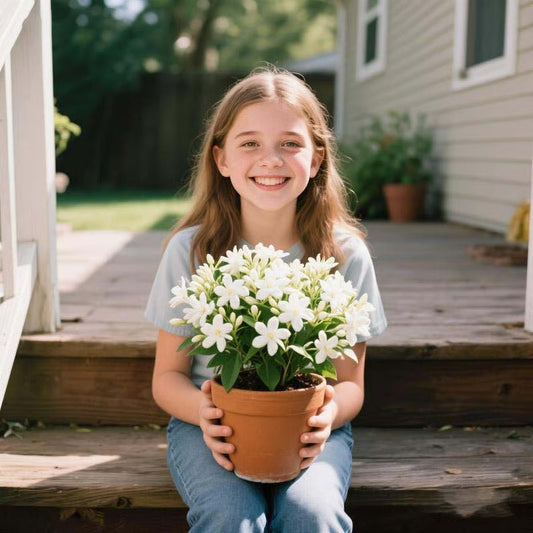 ✨ Midnight Perfume Series Seeds : Pure White Jasmine – Your Soft Night Bloom Scent🌿❄️🌸Buy 1 Get 1 Free🌸