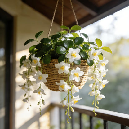 ✨ Midnight Perfume Series Seeds : Pure White Jasmine – Your Soft Night Bloom Scent🌿❄️🌸Buy 1 Get 1 Free🌸