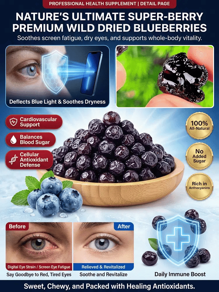 🔥Buy 1 Get 1 Free🔥[Anti-Cancer and Heart Protection] Changbai Mountain Dried Blueberries Seeds – With Plant Growth Supplement Free