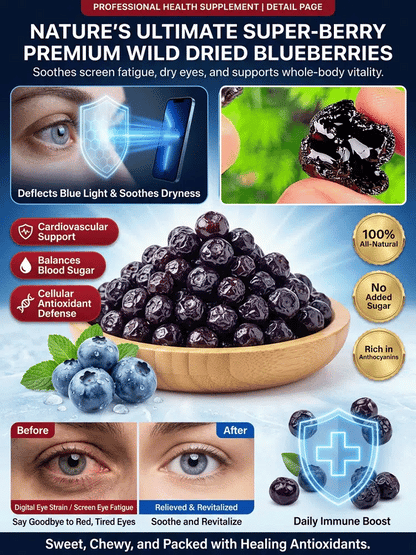🔥Buy 1 Get 1 Free🔥[Anti-Cancer and Heart Protection] Changbai Mountain Dried Blueberries Seeds – With Plant Growth Supplement Free