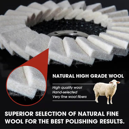 🔥LAST DAY -BUY 2 GET 1 FREE🔥Wool Felt Flap Polishing Disc