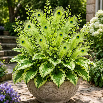 🏠🤗 Peacock Flame Hosta Bulbs💥 Stunning Colors That Brighten Any Space🔥Buy 6 Get 6 Free Bulbs🔥