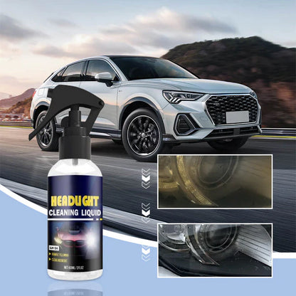 💡 Car Headlight Cleaning & Restoration Agent – Scratch Remover, UV Protection & Anti-Yellowing 🚗 BUY 1 GET 1 FREE 🚗