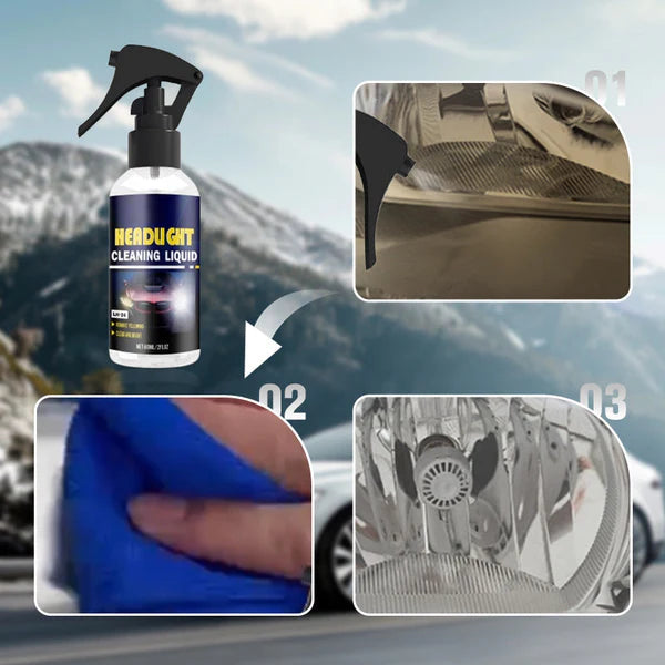 💡 Car Headlight Cleaning & Restoration Agent – Scratch Remover, UV Protection & Anti-Yellowing 🚗 BUY 1 GET 1 FREE 🚗