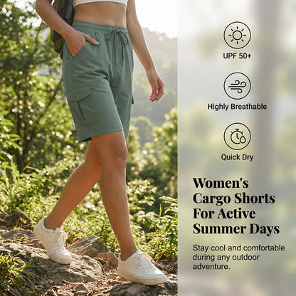 💝LAST DAY BUY 1 GET 1 FREE - Women's Quick-Dry Cargo Shorts with Pockets