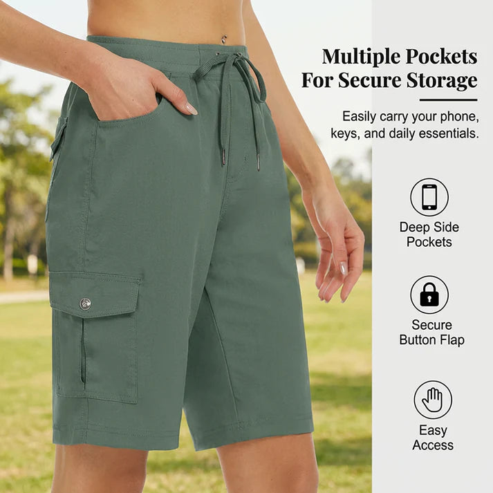💝LAST DAY BUY 1 GET 1 FREE - Women's Quick-Dry Cargo Shorts with Pockets