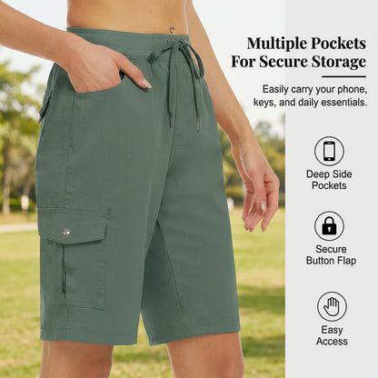 💝LAST DAY BUY 1 GET 1 FREE - Women's Quick-Dry Cargo Shorts with Pockets