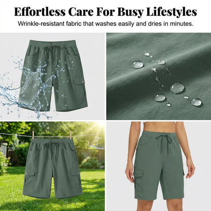 💝LAST DAY BUY 1 GET 1 FREE - Women's Quick-Dry Cargo Shorts with Pockets