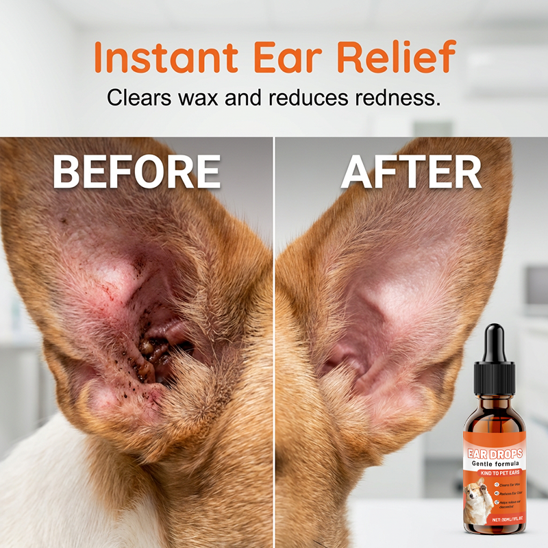 🎈50% OFF NOW ! ⚡Gentle Daily Care Dog Ear Drops💥BUY 1 GET 1 FREE💥