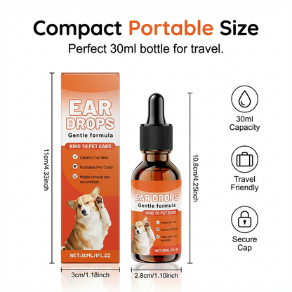 🎈50% OFF NOW ! ⚡Gentle Daily Care Dog Ear Drops💥BUY 1 GET 1 FREE💥