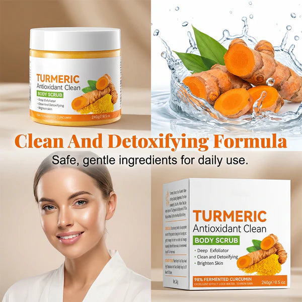 🥳2026 HOT SALE🥳💞50K+ SOLD!✨ 💝Deep Cleansing Turmeric & Citrus Body Scrub💧BUY 1 GET 1 FREE💧