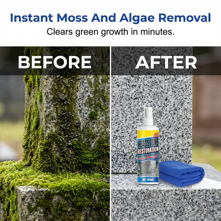 💧BUY 1 GET 1 FREE💧⏰🎁Headstone Restoration & Cleaning Spray