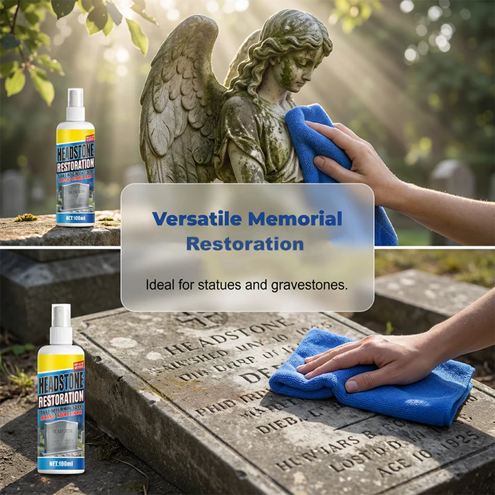💧BUY 1 GET 1 FREE💧⏰🎁Headstone Restoration & Cleaning Spray