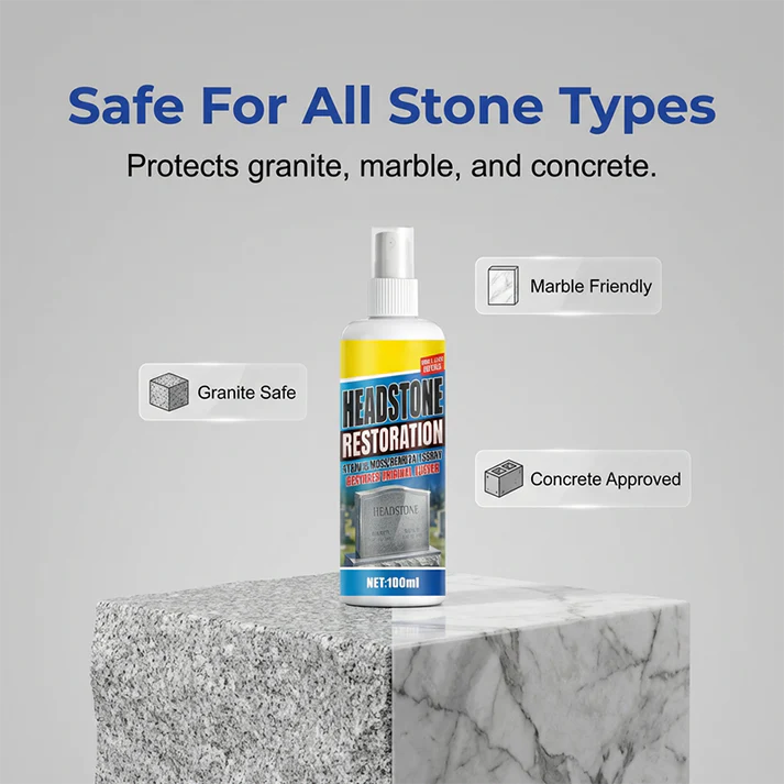 💧BUY 1 GET 1 FREE💧⏰🎁Headstone Restoration & Cleaning Spray